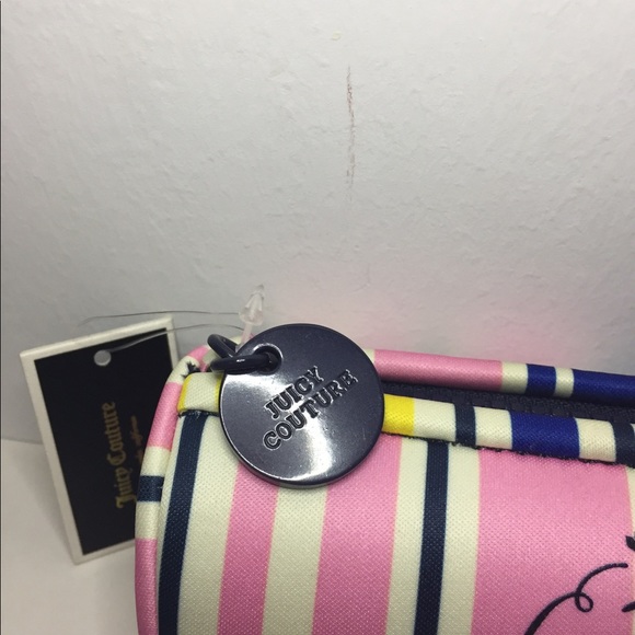Juicy Couture Striped Cosmetic Bag - Picture 2 of 3